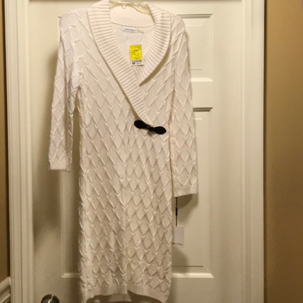 Calvin Klein 100% acrylic knit dress